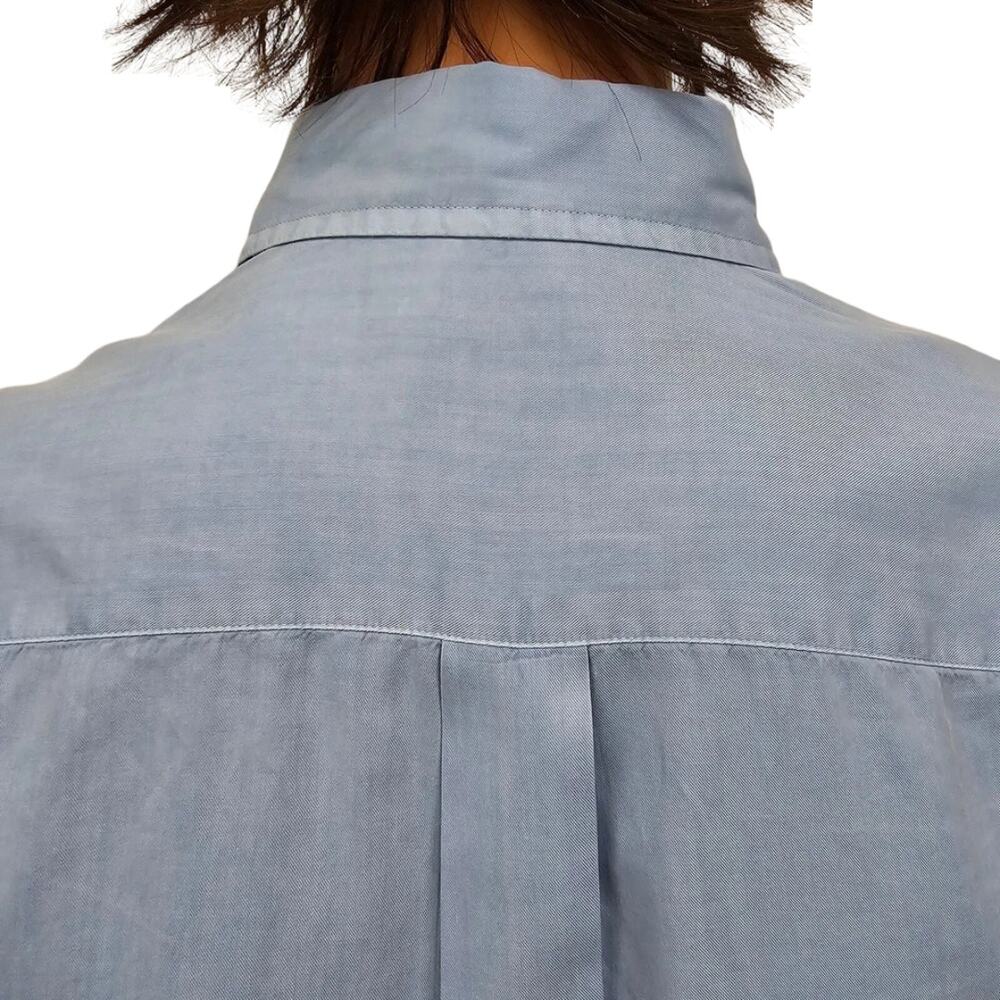 Peter Millar Seaside Washed Solid Sport Shirt Sil… - image 8